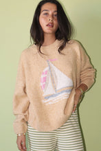 Load image into Gallery viewer, NEWEST ARRIVAL *PREORDER 2/28* Butter/Pink Sailboat Knit Sweater
