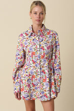 Load image into Gallery viewer, SPRING 2026 White Floral Button Front Dress
