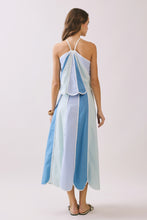Load image into Gallery viewer, NEWEST ARRIVAL *PREORDER 3/25* Blue Scallop Midi Skirt Set
