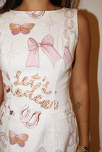 Load image into Gallery viewer, NEWEST ARRIVAL Pink Western Denim Mini Dress
