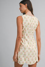 Load image into Gallery viewer, NEWEST ARRIVAL Coral Pink Floral Eyelet Scallop Dress
