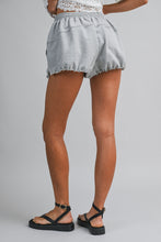Load image into Gallery viewer, NEWEST ARRIVAL Gray French Terry Lettuce Trim Comfy Shorts
