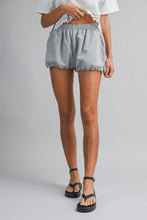 Load image into Gallery viewer, NEWEST ARRIVAL Gray French Terry Lettuce Trim Comfy Shorts
