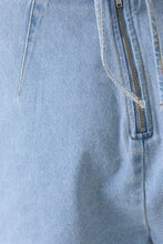 Load image into Gallery viewer, NEWEST ARRIVAL Light Denim Open Back Romper
