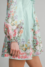 Load image into Gallery viewer, NEWEST ARRIVAL Sage Floral Long Sleeve Dress
