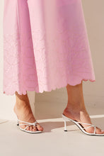 Load image into Gallery viewer, NEWEST ARRIVAL *PREORDER 6/12* Pink Embroidered Maxi Shift Dress
