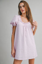 Load image into Gallery viewer, NEWEST ARRIVAL Pink Gingham Babydoll Dress
