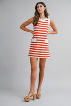 Load image into Gallery viewer, NEWEST ARRIVAL Red Striped Sleeveless Everyday Dress
