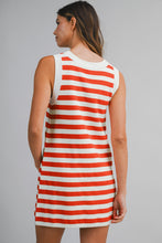 Load image into Gallery viewer, NEWEST ARRIVAL Red Striped Sleeveless Everyday Dress
