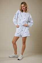 Load image into Gallery viewer, NEWEST ARRIVAL Fish Embroidered Sweatshorts Set
