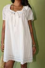 Load image into Gallery viewer, NEWEST ARRIVAL White Eyelet Babydoll Dress
