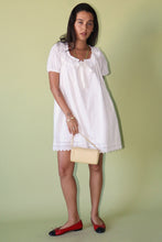 Load image into Gallery viewer, NEWEST ARRIVAL White Eyelet Babydoll Dress

