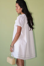 Load image into Gallery viewer, NEWEST ARRIVAL White Eyelet Babydoll Dress
