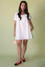 Load image into Gallery viewer, NEWEST ARRIVAL White Eyelet Babydoll Dress

