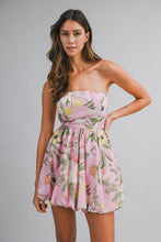 Load image into Gallery viewer, NEWEST ARRIVAL Pink Bubble Strapless Dress
