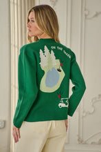 Load image into Gallery viewer, NEWEST ARRIVAL Green Golf Cardigan Sweater
