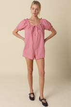 Load image into Gallery viewer, NEWEST ARRIVAL Red Gingham Relaxed Romper
