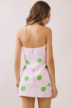 Load image into Gallery viewer, NEWEST ARRIVAL *PREORDER 2/9* Pink/Green Polka Dot Mini Skirt Set
