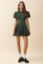 Load image into Gallery viewer, NEWEST ARRIVAL Dark Hunter Green Zipper Front Dress
