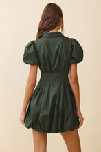 Load image into Gallery viewer, NEWEST ARRIVAL Dark Hunter Green Zipper Front Dress
