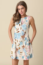 Load image into Gallery viewer, NEWEST ARRIVAL *PREORDER 2/25* Tan Spring Floral Sleeveless Dress
