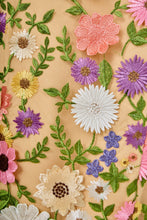 Load image into Gallery viewer, NEWEST ARRIVAL Nude Floral Embroidered Slim Midi Dress
