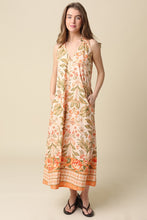 Load image into Gallery viewer, NEWEST ARRIVAL Botanical Collar Maxi Dress
