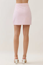 Load image into Gallery viewer, LAST ONE Baby Pink/Ivory Floral Applique Mini Skirt Set

