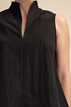 Load image into Gallery viewer, NEWEST ARRIVAL Black Split Collar Blouse
