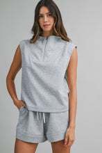 Load image into Gallery viewer, NEWEST ARRIVAL Gray Scuba Shorts Set
