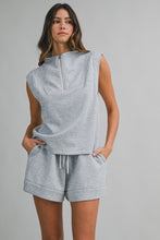Load image into Gallery viewer, NEWEST ARRIVAL Gray Scuba Shorts Set
