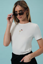 Load image into Gallery viewer, NEWEST ARRIVAL American Flag Martini Ribbed Top
