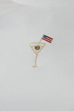 Load image into Gallery viewer, NEWEST ARRIVAL American Flag Martini Ribbed Top
