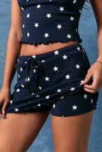 Load image into Gallery viewer, NEWEST ARRIVAL Navy/White Comfy Star Skort Set
