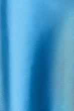 Load image into Gallery viewer, NEWEST ARRIVAL Blue Satin Neck Scarf Top
