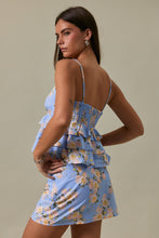 Load image into Gallery viewer, NEWEST ARRIVAL Light Blue/Yellow Mini Skort Set
