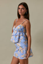 Load image into Gallery viewer, NEWEST ARRIVAL Light Blue/Yellow Mini Skort Set
