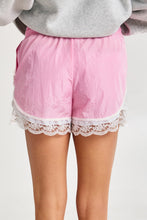 Load image into Gallery viewer, NEWEST ARRIVAL Pink Lace Comfy Shorts
