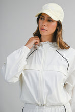 Load image into Gallery viewer, NEWEST ARRIVAL White Windbreaker Skort Set
