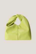 Load image into Gallery viewer, NEWEST ARRIVAL Lime Pleather Ruched Shoulder Bag
