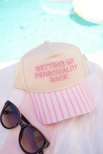 Load image into Gallery viewer, NEWEST ARRIVAL Pink Getting My Personality Back Trucker Hat
