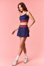 Load image into Gallery viewer, NEWEST ARRIVAL Navy/Red Polka Dot Athletic Skort Set
