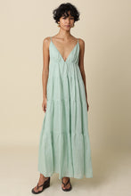 Load image into Gallery viewer, NEWEST ARRIVAL Mint Deep Plunge Open Back Maxi Dress
