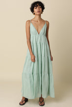 Load image into Gallery viewer, NEWEST ARRIVAL Mint Deep Plunge Open Back Maxi Dress
