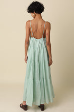 Load image into Gallery viewer, NEWEST ARRIVAL Mint Deep Plunge Open Back Maxi Dress
