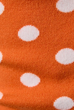 Load image into Gallery viewer, NEWEST ARRIVAL Orange Polka Dot Halter Knit Top
