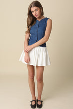 Load image into Gallery viewer, NEWEST ARRIVAL Denim Combo Mini Dress
