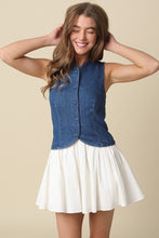 Load image into Gallery viewer, NEWEST ARRIVAL Denim Combo Mini Dress
