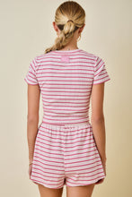 Load image into Gallery viewer, NEWEST ARRIVAL Pink Rose Ribbed Comfy Shorts Set
