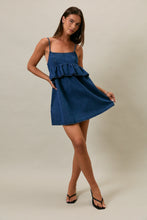Load image into Gallery viewer, NEWEST ARRIVAL Ruffle Denim Dress
